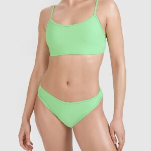 4F Dół od bikini damski - zielony