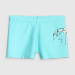 4F Kąpielówki chłopięce - turkusowe 122/128 (6-8 lat)