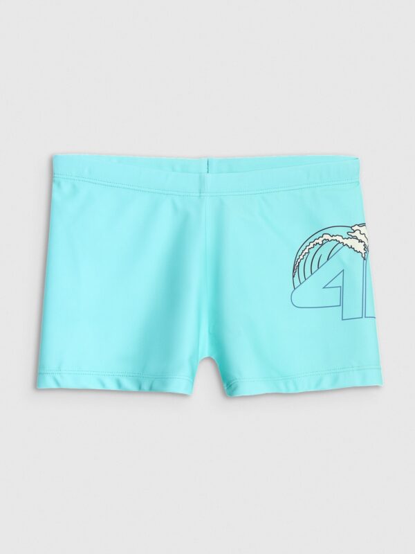 4F Kąpielówki chłopięce - turkusowe 122/128 (6-8 lat)