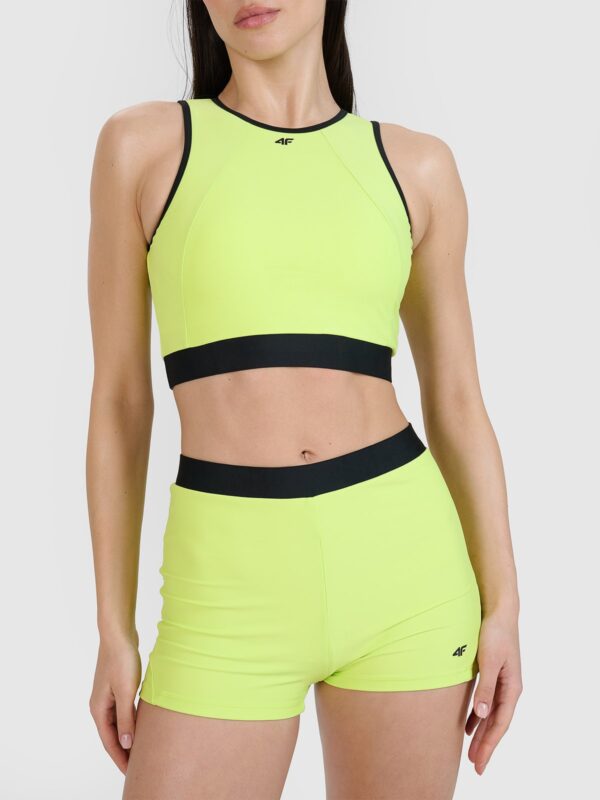 4F Szorty kąpielowe damskie - zielone