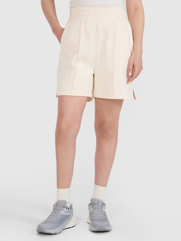 4F Spodenki dresowe damskie - białe