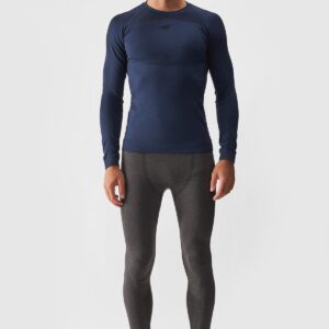 4F Bielizna termoaktywna bezszwowa (góra) męska - granatowa