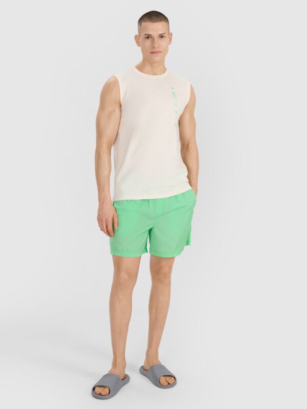 a9a84b9fd835656f81acd5e68ae57eca78582ea2 4F Tank top regular męski - biały