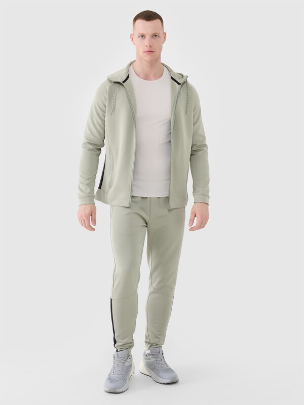 aab23132c36452514f926f098cfaea299ee0f82b 4F Longsleeve treningowy szybkoschnący męski - beżowy