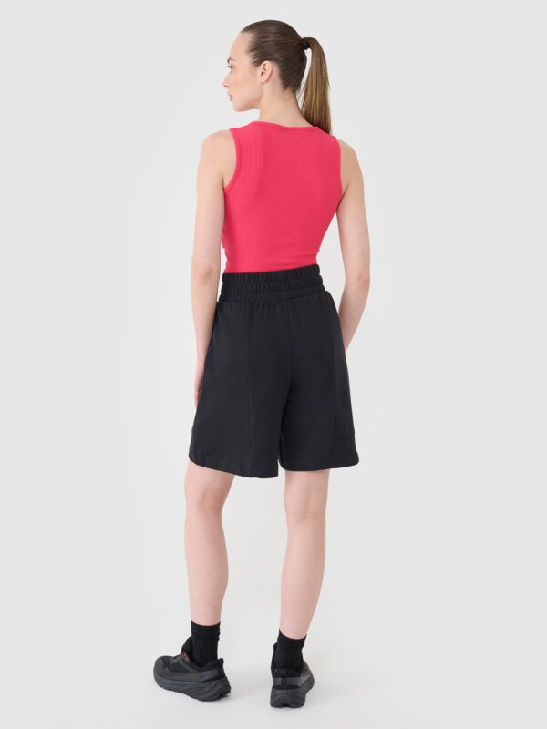 aad32a212db51126e5d9ff70041c47a88de04f07 4F Spodenki dresowe damskie - czarne