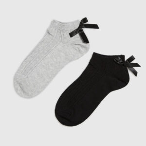 2 pack skarpetek z kokardkami