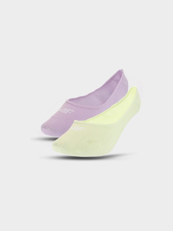 4F Skarpetki casual no-show (2-pack) damskie - multikolor