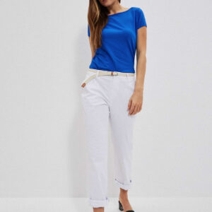 Spodnie typu chinos białe