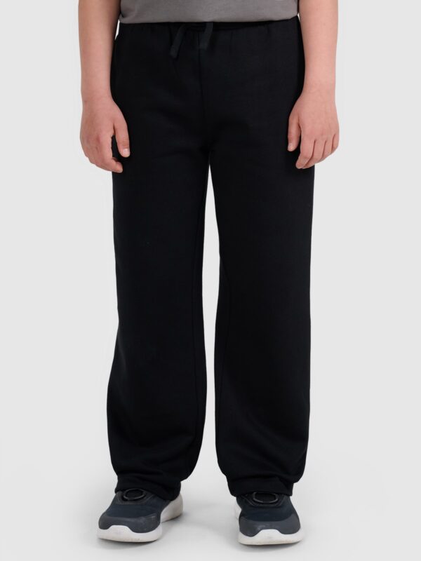 4F Spodnie dresowe chłopięce - czarne 128 (7-8 lat)