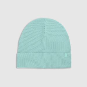 4F Czapka beanie dziecięca - turkusowa