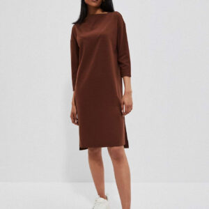 ac878d3592f9594d14ccb4ac01964b9bc05d7b30 Prosta sukienka kasztanowa