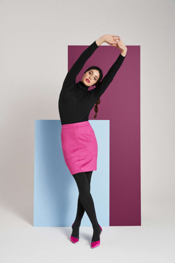 Spódnica ołówkowa fuksjowa