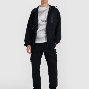 ace0e6233945e69198cc1e77fb29cff43d6c6132 4F Kurtka przejściowa męska - czarna