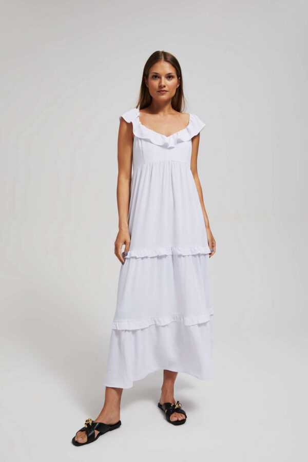 Sukienka maxi biała