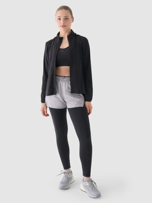 4F Kurtka do biegania Ultralight damska - czarna