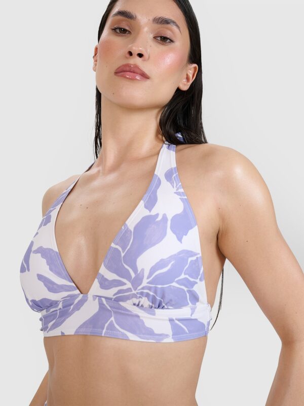 4F Góra od bikini damska - fioletowa