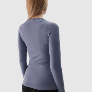 4F Bielizna termoaktywna bezszwowa (góra) damska - niebieska