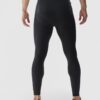 afb36b065eae1ba7693d080a18f700eb81683920 4F Legginsy treningowe ze średnim stanem męskie - czarne