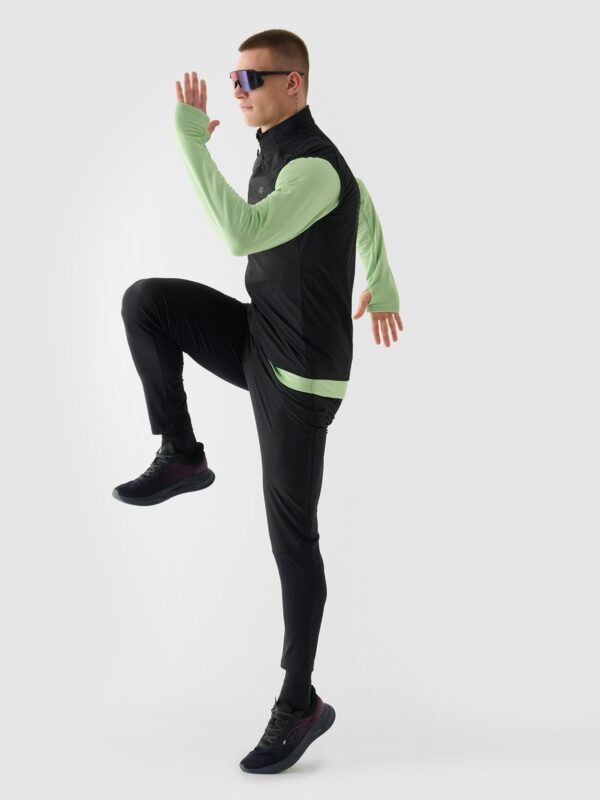 4F Bezrękawnik do biegania Ultralight męski - czarny