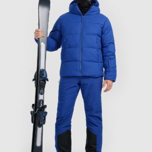 b04c3a2679a729945066bccd3253bf0360317e56 4F Kurtka narciarska membrana 5000 męska - niebieska