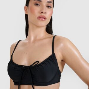 4F Góra od bikini damska - czarna