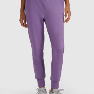 b0ff3cb21dc4390fd04783ac06721158e4b07b8a 4F Spodnie treningowe szybkoschnące damskie - fioletowe