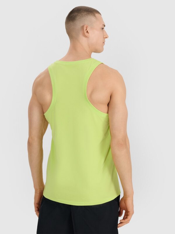 4F Tank top regular męski - zielony
