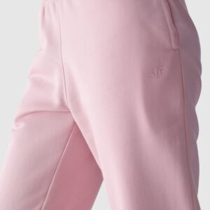 4F Spodnie dresowe joggery damskie - różowe