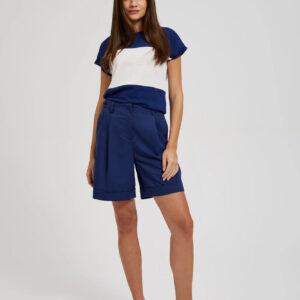 Szorty o długości do połowy uda granatowe