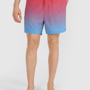 4F Spodenki plażowe męskie - koralowe