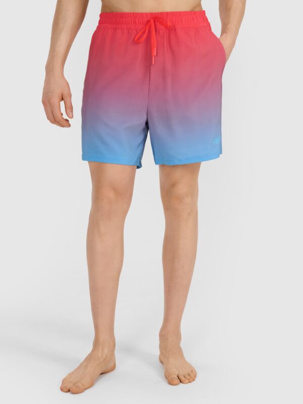 4F Spodenki plażowe męskie - koralowe