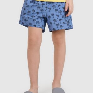 4F Spodenki plażowe boardshorty chłopięce - granatowe 146/152 (10-12 lat)