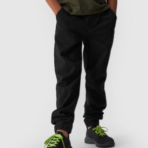 4F Spodnie casual joggery chłopięce - czarne 122 (6-7 lat)