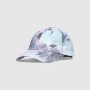 4F Czapka z daszkiem strapback dziecięca - multikolor