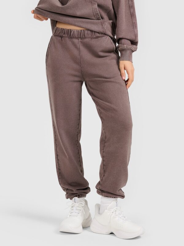 b37cfb1cedba03cb7426fc727dd559544e81028f 4F Spodnie dresowe joggery damskie - brązowe