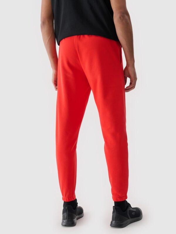 4F Spodnie dresowe joggery męskie - czerwone