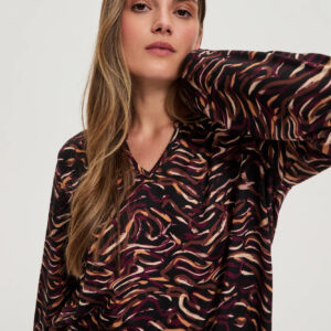 Sweter z długimi rękawami czarny