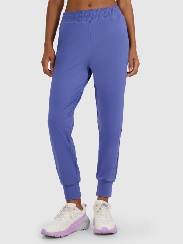 4F Spodnie treningowe szybkoschnące damskie - granatowe