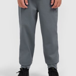 4F Spodnie sportowe szybkoschnące joggery chłopięce - szare 122/128 (6-8 lat)