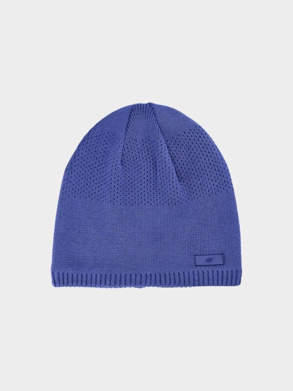 4F Czapka zimowa męska - granatowa