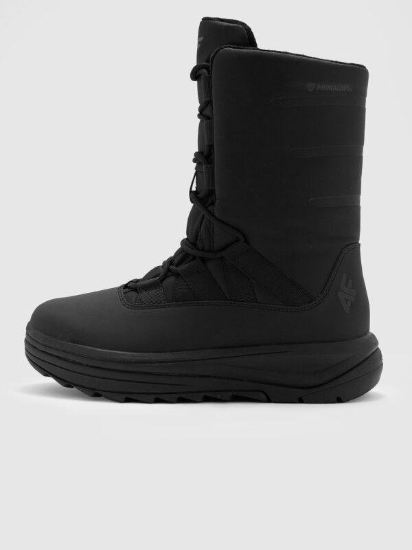 4F Buty zimowe śniegowce INUA z ociepliną Primaloft damskie - czarne