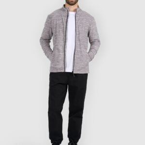 4F Polar ze stójką regular męski - szary