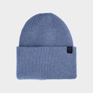 4F Czapka beanie uniseks - granatowa