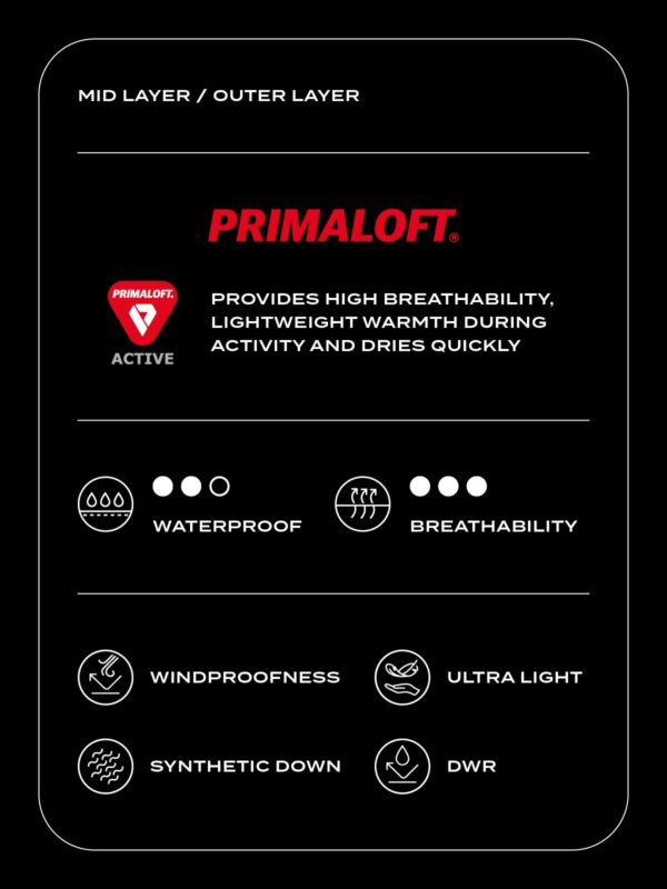 4F Bezrękawnik puchowy trekkingowy z wypełnieniem PrimaLoft Active męski - szary