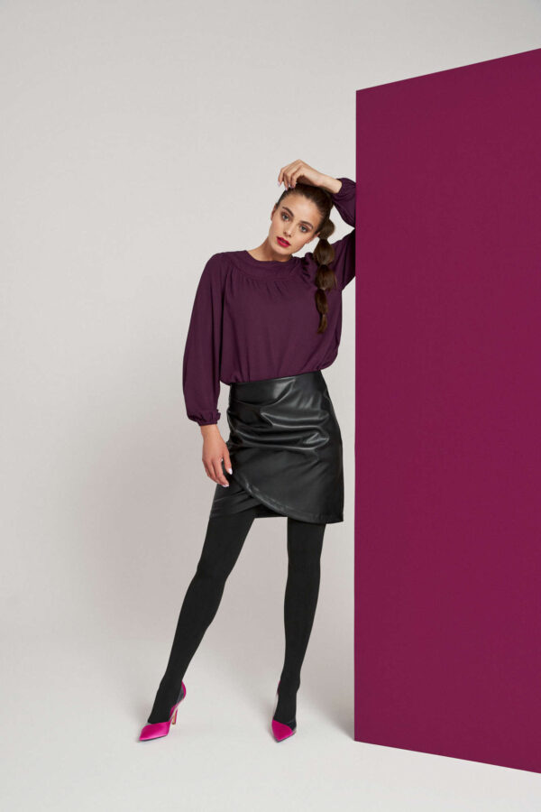 Koszula z bufiastymi rękawami