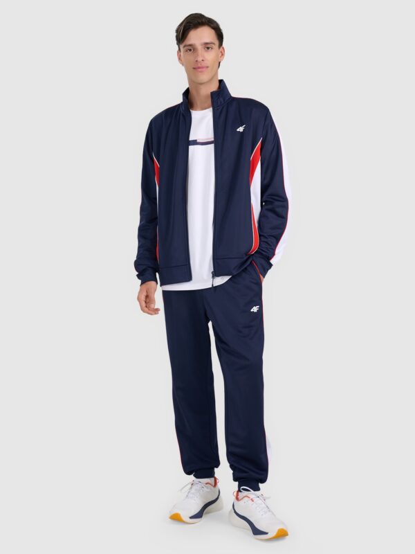 4F T-shirt oversize z nadrukiem męski - biały