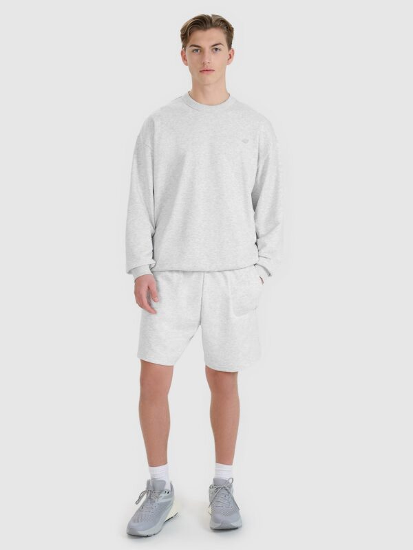 b81fef127747d8734789de50186833ca0791da9e 4F Spodenki dresowe uniseks - szare