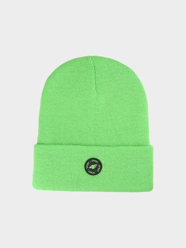 4F Czapka zimowa dziecięca - zielona