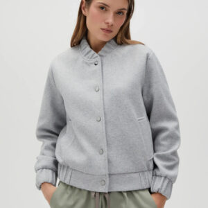 Kurtka bomberka szara