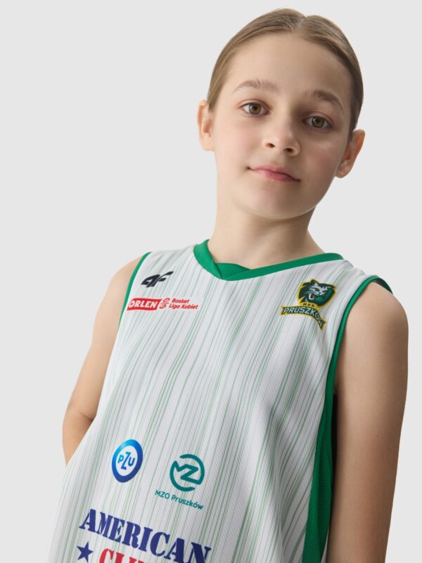 4F Koszulka replika domowa z sezonu 2023/24 dziecięca 4F x MKS Pruszków - multikolor 110/116